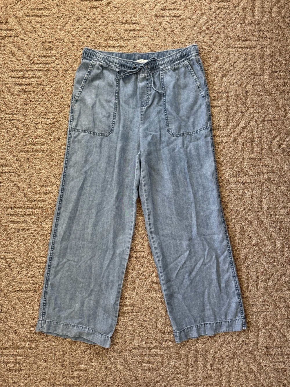 Becool Drawstring Wide Leg Pants